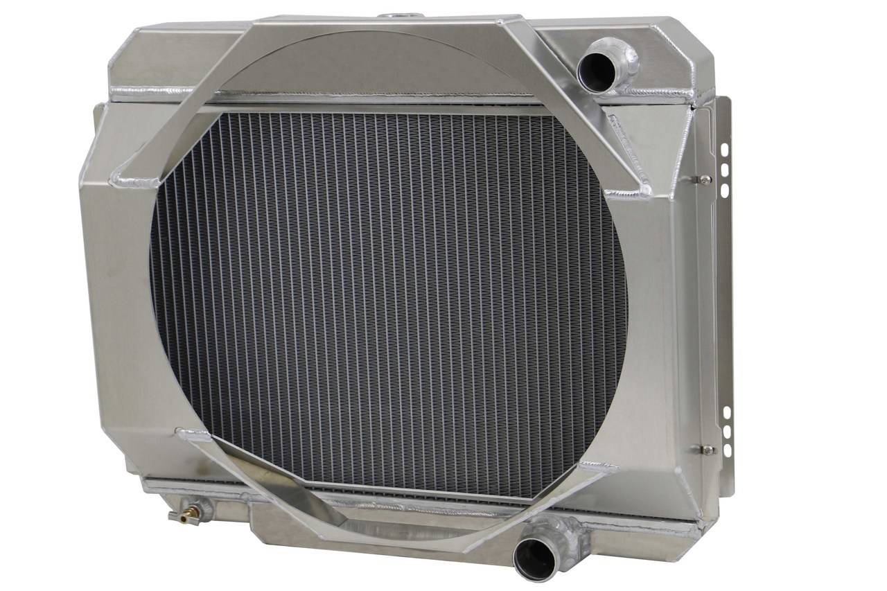 Wizard Cooling Inc #338-105 1967-1969 Ford Mustang (24 Wide Core) Aluminum  Radiator WITH SHROUD - WizardCooling.com
