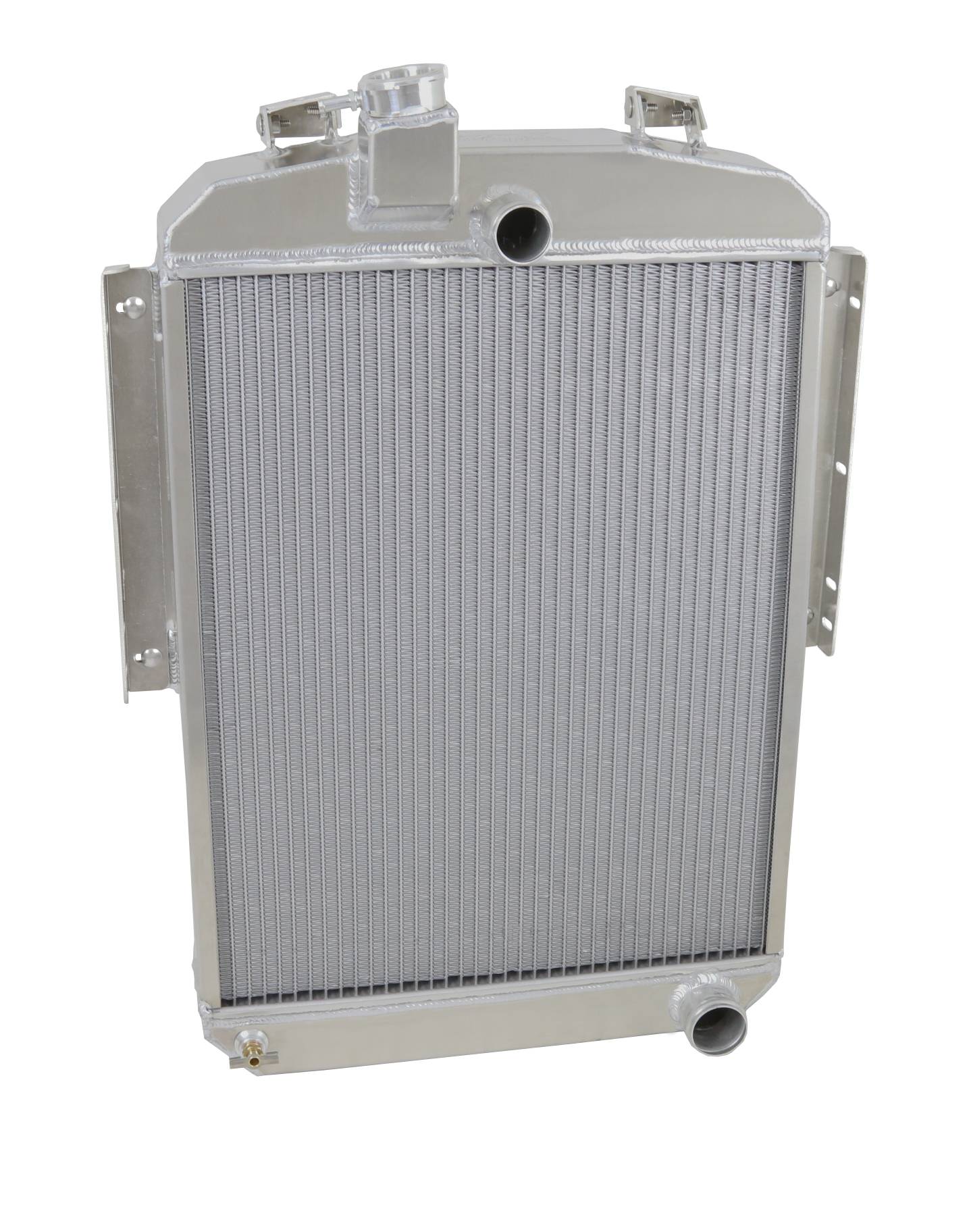 Wizard Cooling Inc #92002-201LP-PUSHER 1936 Plymouth Street Rod Aluminum  Radiator (Standard BRUSH FAN OPTIONS) - WizardCooling.com