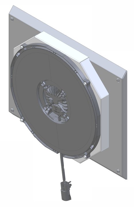 Wizard Cooling Inc - 1967-1969 Camaro/ Z28/ Firebird (SHROUD w/ BRUSHLESS FAN, 500 Watt) - 370-008BL500