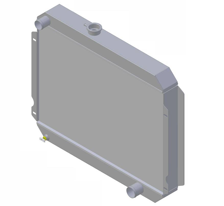 Wizard Cooling Inc - Wizard Cooling - 1966-1967 Chevrolet Bel Air/ Impala (17.5" Core, w/ Factory Air) Aluminum Radiator - 27300-200