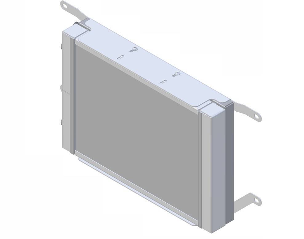 Wizard Cooling Inc - 1959-1960 Chevrolet Bel Air/ Impala (17.5" Core) AC CONDENSER & INTERCOOLER - 10268-000ACIN