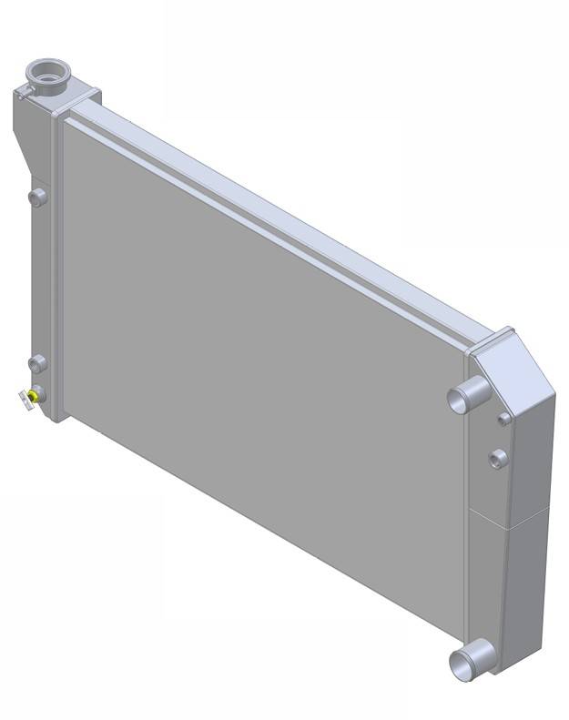 Wizard Cooling Inc - 1966-1974 Oldsmobile Cutlass (+ other cars from 1966-90) Aluminum Radiator (LS SWAP) - 362-210LS