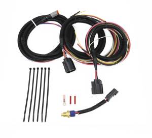 Wizard Cooling Inc - Dual Fan Spal Brushless Fan Wiring Kit (185°F Sensor)