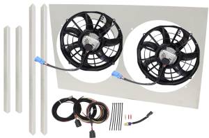 Spal - 12" Dual Brushless Fan And DIY Shroud Kit