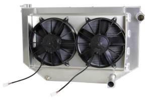 Wizard Cooling Inc - 1955-1957 CHEVROLET Bel-Air (LS SWAP, Cross Flow w/ Standard Brush Fans) - 1657-212CFCLSAC