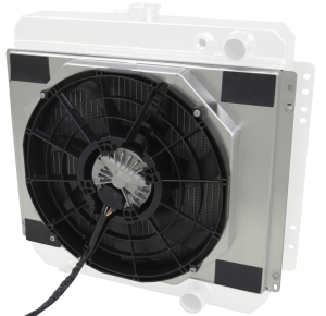 Wizard Cooling Inc - 1967-1969 Ford Mustang MERCURY Cougar (BRUSHLESS Fan & Shroud) - 339-008BL- 3.5" Thick