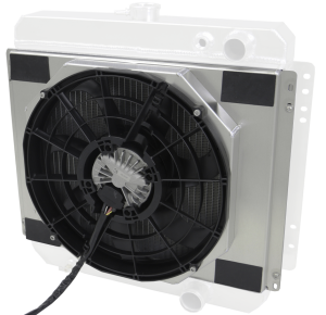 Wizard Cooling Inc - 1967-1969 Ford Mustang MERCURY Cougar (SHROUD w/ BRUSHLESS 300watt FAN) - 340-008BL300