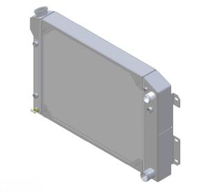 Wizard Cooling Inc - 1967-1969 Chevrolet Camaro/ Z28/ Firebird Aluminum Radiator (LS SWAP OPTIONS) - 370-210LS