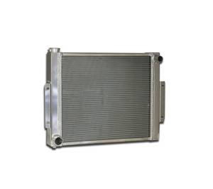 Wizard Cooling Inc - 1976-1986 Jeep CJ Aluminum (CROSS FLOW) Radiator (FORD/MOPAR V8) - 583-100CFCFM