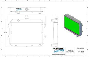 Wizard Cooling Inc - Wizard Cooling - 1975-1983 Datsun 280Z Aluminum Radiator - 634-200