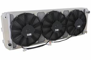 Wizard Cooling Inc - Wizard Cooling - 1988-2004 Lotus Esprit Aluminum Radiator w/ Fans - 99050-103LP