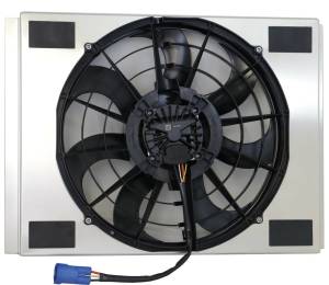 Spal - 24” X 17.5” - SINGLE BRUSHLESS FAN & UNIVERSAL SHROUD