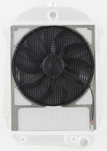 Wizard Cooling Inc - 1940-41 Chevy Car (BRACKET w/ LOW PROFILE FAN) - 10506-001LP