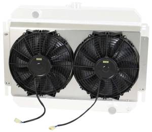 Wizard Cooling Inc - 1964-1967 Bel Air/ Impala/ Chevelle/ Malibu/Monte Carlo/ El Camino (SHROUD w/ HIGH PERFORMANCE FANS) - 289-002HP