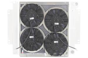 Wizard Cooling Inc - 1970-1981 International Scout - QUAD FAN & Bracket - 139-004LP