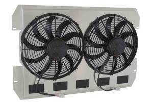 Wizard Cooling Inc - 1965 Ford Truck (SHROUD w/ MEDIUM DUTY FANS) - 98511-002MD