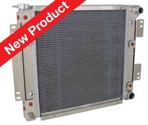 Wizard Cooling Inc - 1970-1981 International Scout (LS Swap, RUBBER MOUNTED) Aluminum Radiator - 139-110LSRM