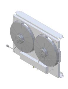 Wizard Cooling Inc - 1973-1993 Chevrolet Trucks (LOW PROFILE FANS, SHROUD  & OVERFLOW TANK) - 716-002LP225XR