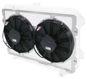 Wizard Cooling Inc - 1970-1973 Datsun 240Z (BRACKET w/ MEDIUM DUTY Fans) 110-003MD