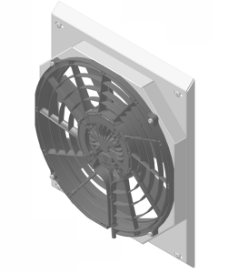 Wizard Cooling Inc - 1936 Plymouth Street Rod (Shroud w/ PULLER BRUSHLESS FAN) - 92002-008BL