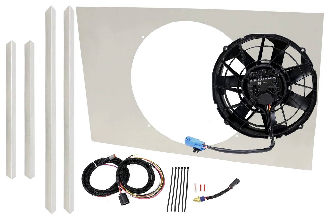 Spal - 14" Brushless Fan (300 Watts) And DIY Shroud Kit