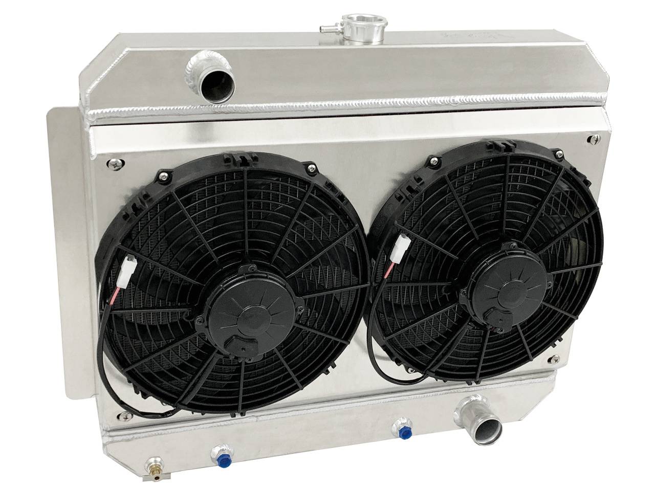 Wizard Cooling Inc - Wizard Cooling - 1961-1963 Bel Air/Impala Aluminum Radiator (Brush Fan & Shroud) - 10267-102HP