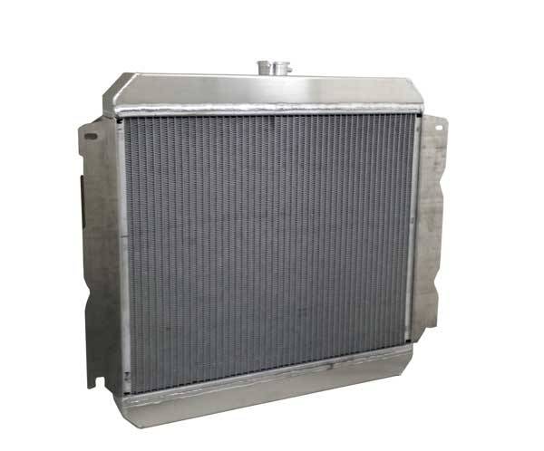 Wizard Cooling Inc - Wizard Cooling - 1970-1973 22" Mopar Applications (Passenger Side Inlet) Aluminum Radiator - 1646-100