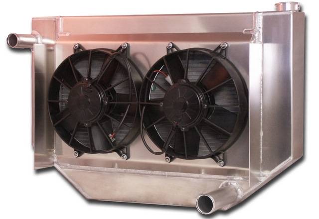 Wizard Cooling Inc - 1955-1957 CHEVROLET Bel-Air (SB/ BB, Cross Flow w/ Standard Brush Fan) - 1657-202CFC