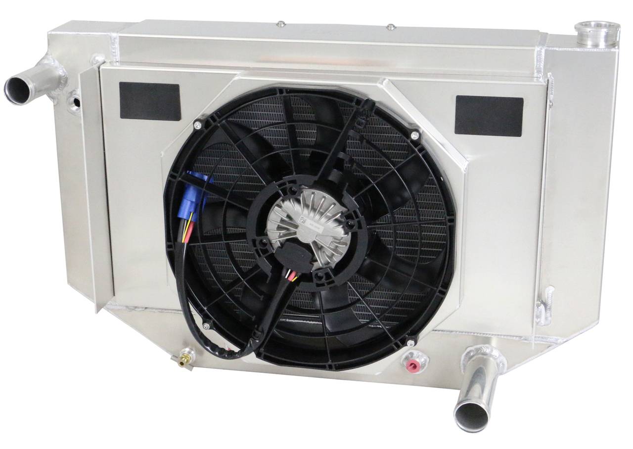 Wizard Cooling Inc - Wizard Cooling - 1955-1957 CHEVROLET Bel-Air (SB/ BB, Cross Flow w/ Brushless Fan) - 1657-208CFCBL