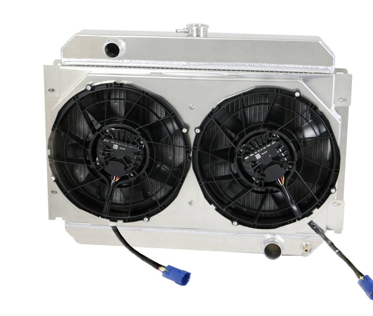 Wizard Cooling Inc - Wizard Cooling - 1964-1967 Bel Air/ Impala/ Chevelle/ Malibu/Monte Carlo/ El Camino (15.5" Core) w/ BRUSHLESS FANS - 289-202BL300