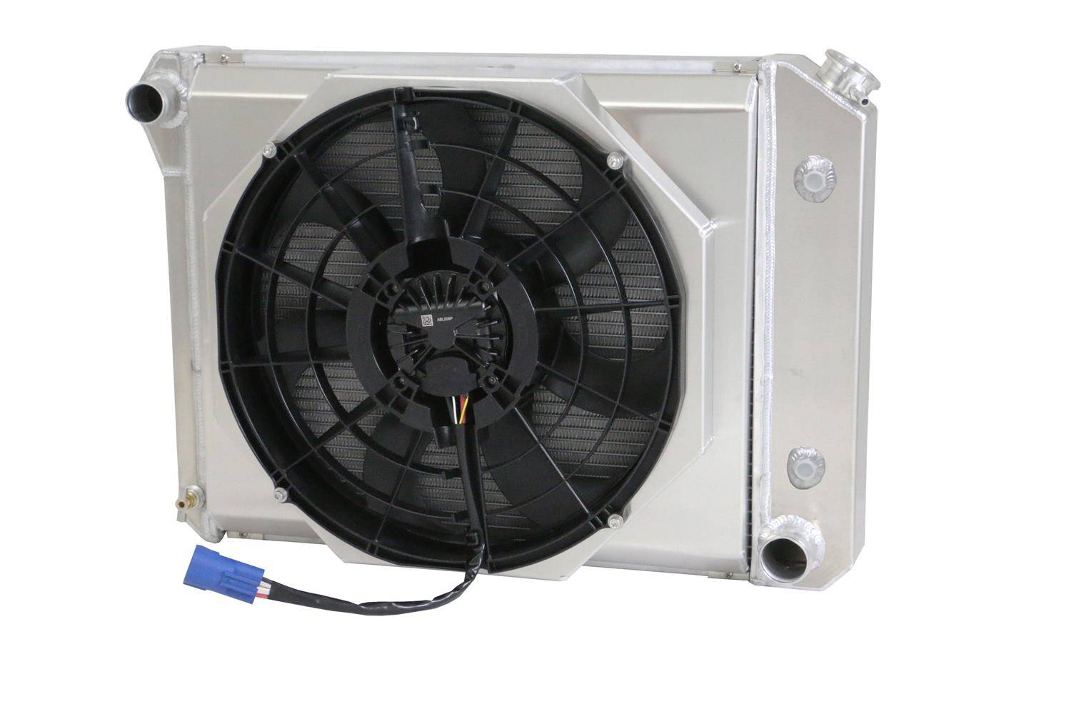 Wizard Cooling Inc - Wizard Cooling - 20.75" Core Various GM Applications Aluminum Radiator (W/ Brushless fan) - 331-218BL