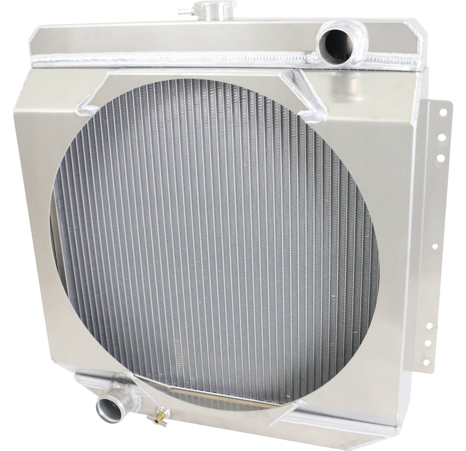 Wizard Cooling Inc - Wizard Cooling - 1956-57 Lincoln Aluminum Radiator (w/ OEM Style Shroud) - 41000-105