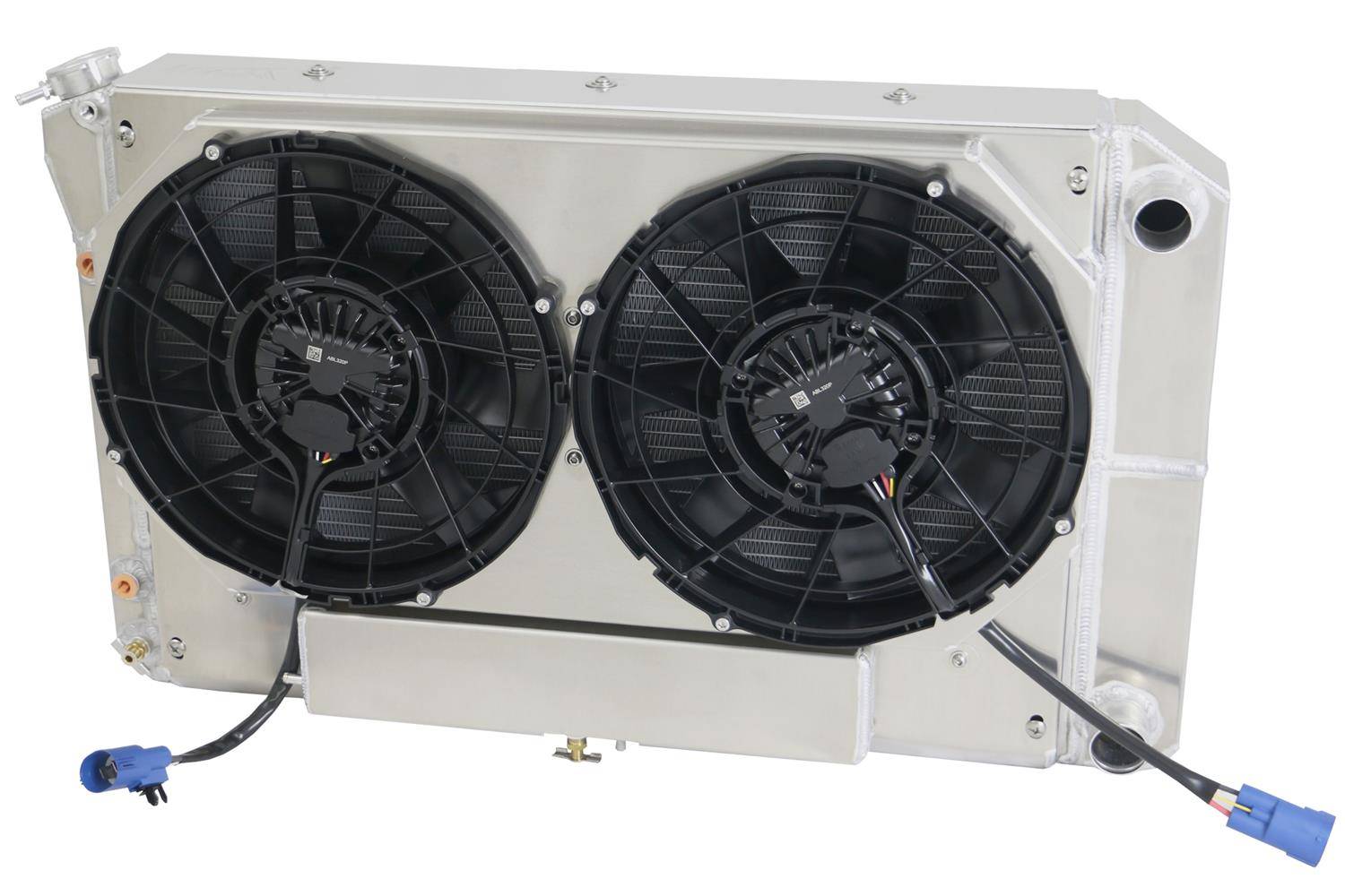 Wizard Cooling Inc - Wizard Cooling - 26.25" Various GM Applications Aluminum Radiator (LS SWAP, BRUSHLESS Fan Options) - 562-212LSBLAC