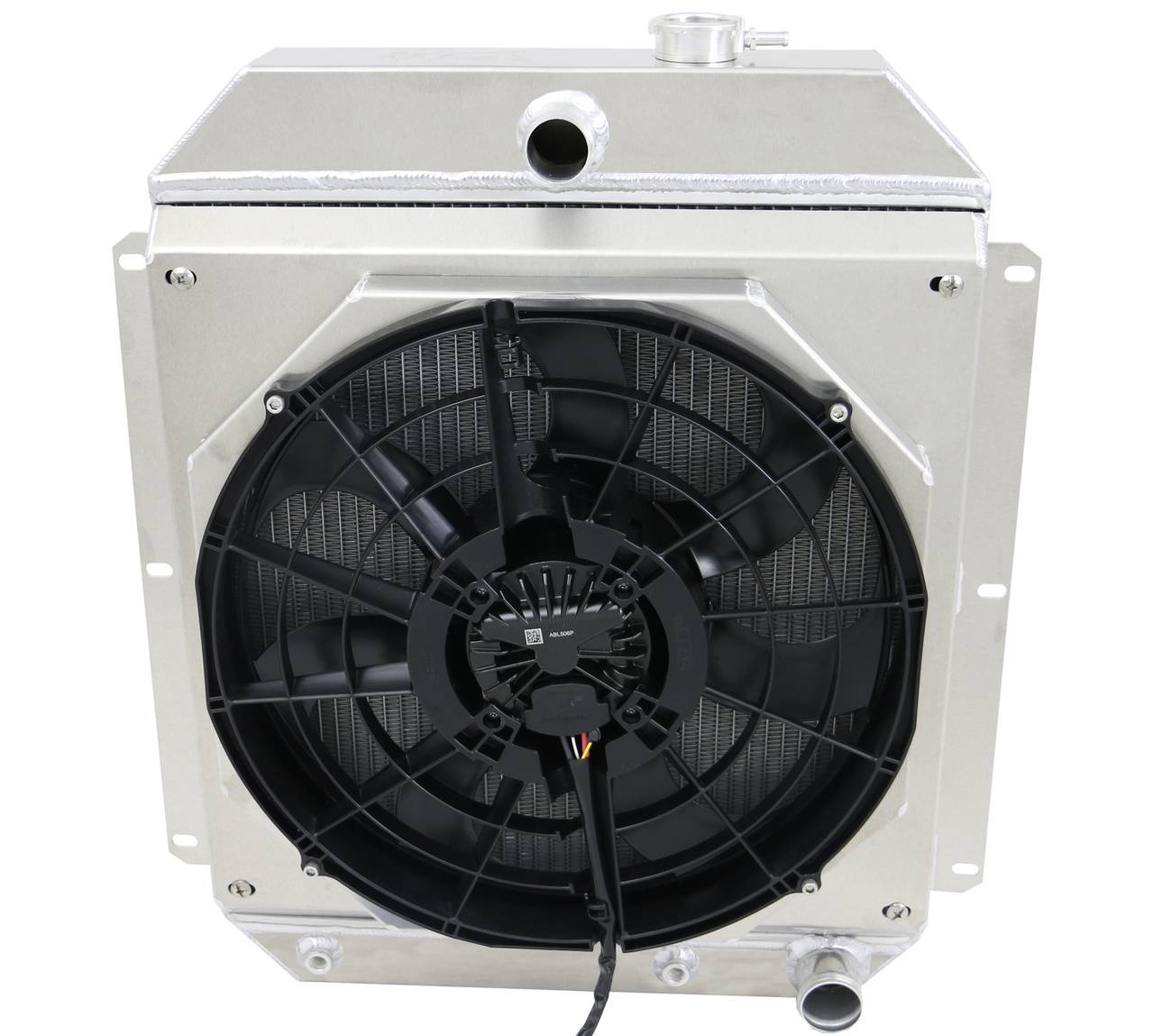 Wizard Cooling Inc - Wizard Cooling - 1947-1954 Chevrolet Trucks Custom Aluminum Radiator With Brushless Fan Shroud - 80080-208BL