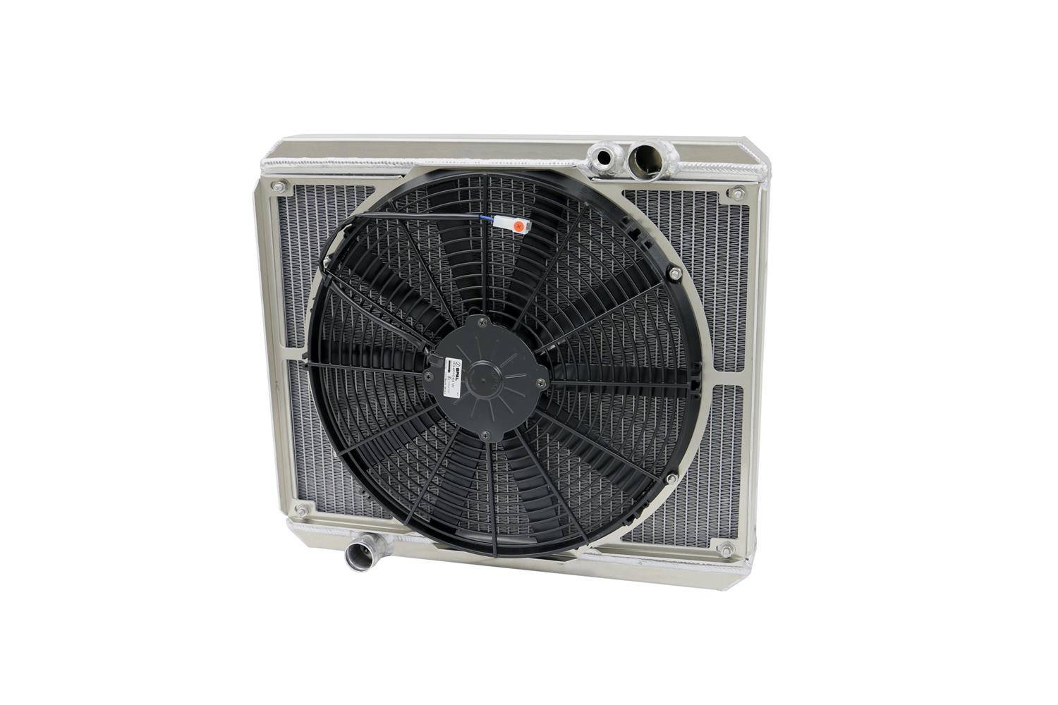 Wizard Cooling Inc - Wizard Cooling - 1968-1969 MGC Aluminum Radiator (w/ Electric Fan Package) - 99066-101
