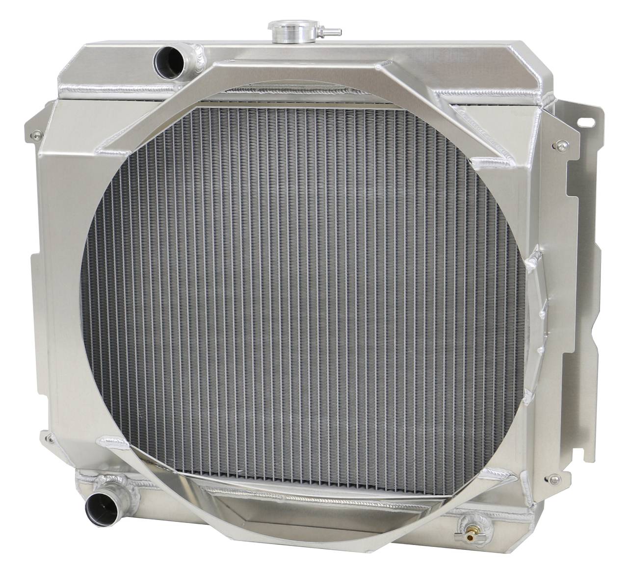 車のパーツ 1971 Dodge aluminum radiator 4 ROW ALUMINUM RADIATOR For 1970-1973 1971 DODGE PLYMOUTH SMALL