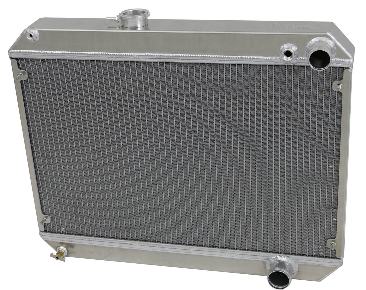 Wizard Cooling Inc - Wizard Cooling - 1964-1965 Pontiac GTO/Lemans/Tempest Aluminum Radiator (15.5" Core, Driver side Radiator Cap, LS Swap) - 27100-100LS