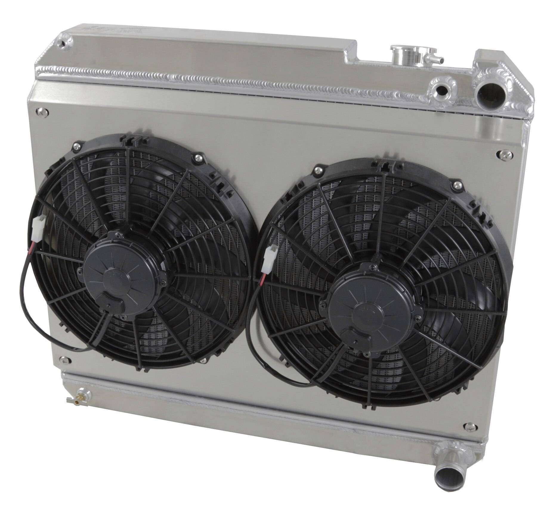 Wizard Cooling Inc - 1961-1965 Cadillac, LS Swap, Standard Brush Style Fans - 358-202LSHP