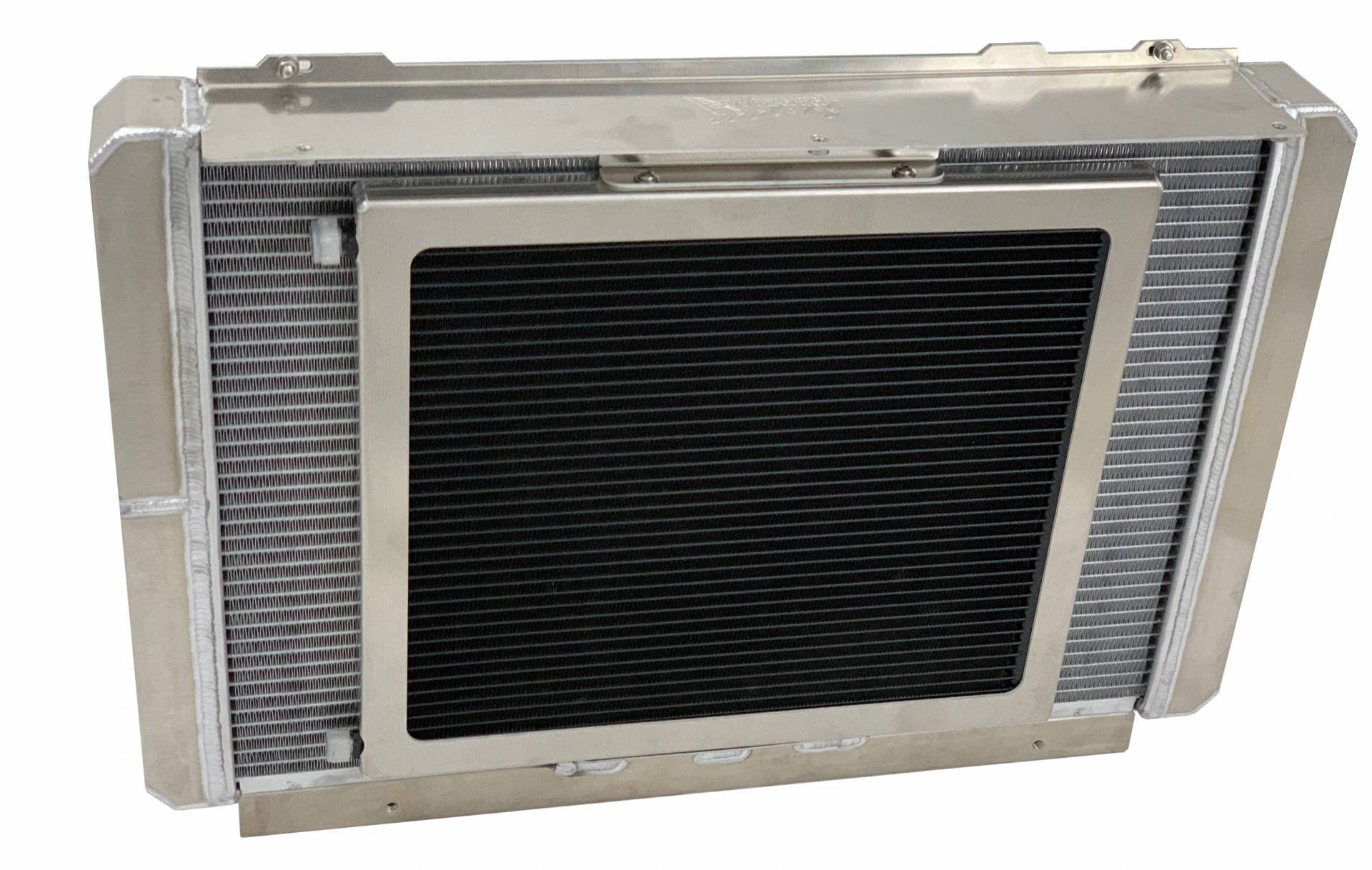 Wizard Cooling Inc - Wizard Cooling - 1966-1967 Lincoln Aluminum Radiator (LS Motor Swap, Dual Brushless Fans) - 41003-102BLLSAC