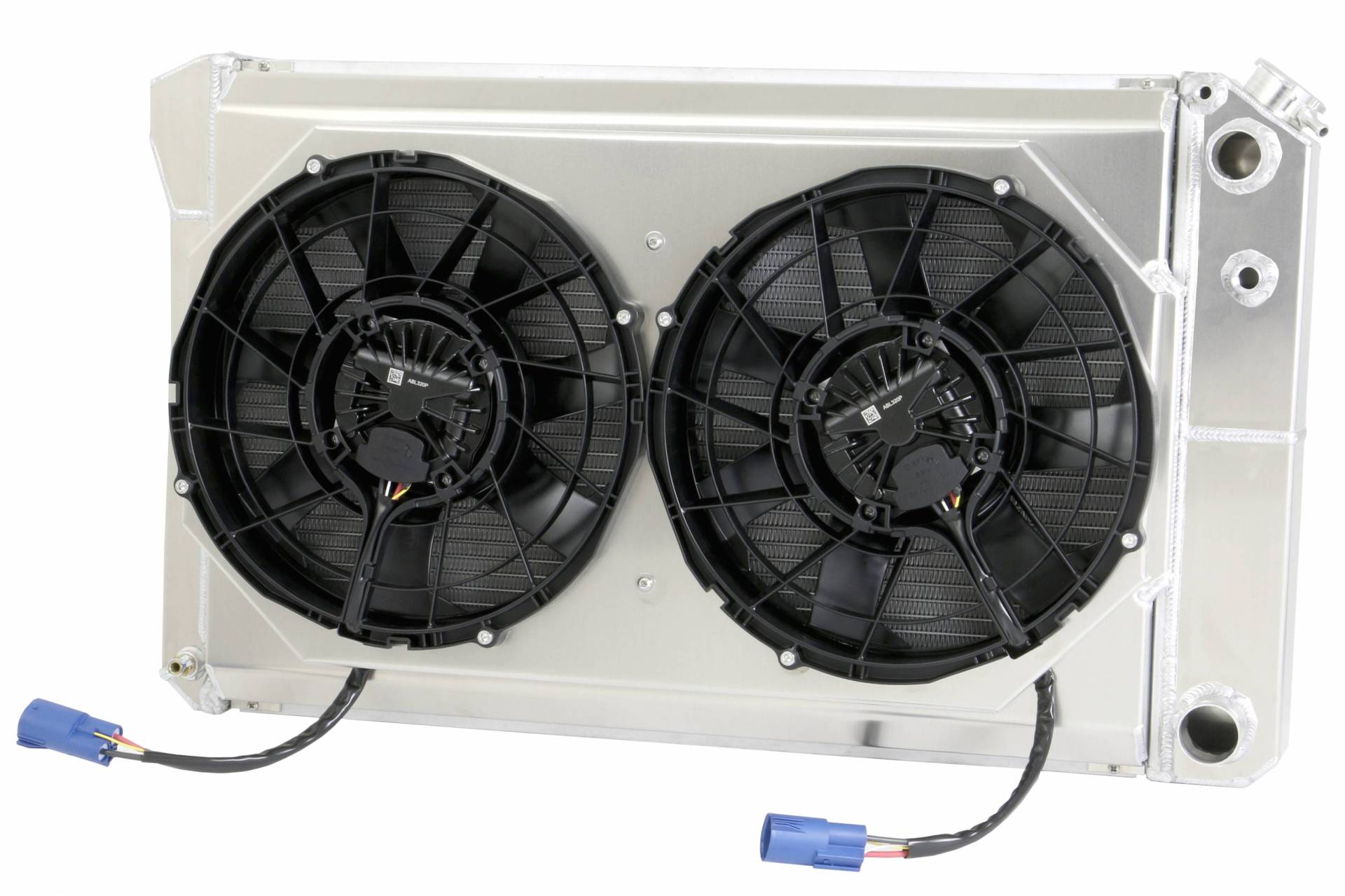 Wizard Cooling Inc - Wizard Cooling - 26.25" Various GM Applications Aluminum Radiator (LS SWAP, BRUSHLESS Fan Options) - 562-102LSBL