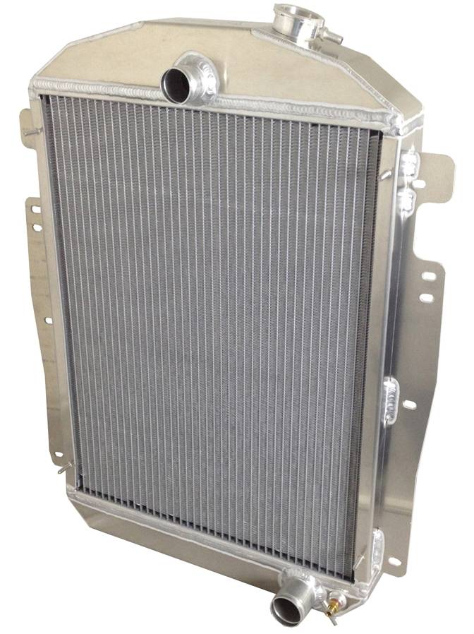 Wizard Cooling Inc - Wizard Cooling - 1937-1939 Chevrolet Trucks Aluminum Radiator (With AC Condenser) - 80516-100AC