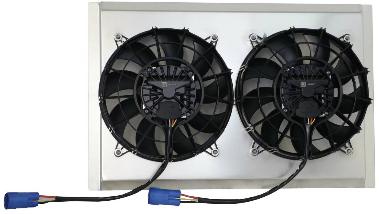 Spal - 24” X 15.5” - DUAL BRUSHLESS FAN & UNIVERSAL SHROUD