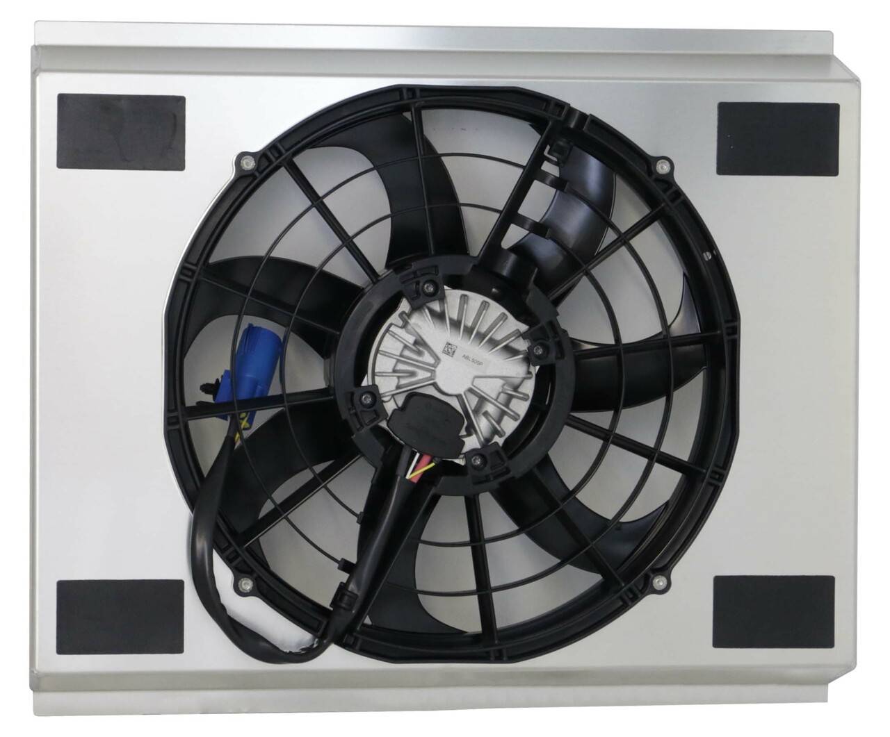 thumbnail image 2 of Auto City Classic Universal Radiator Fan Shroud & 16” Chrome Fan – 17x20 Aluminum Shroud, 2600 CFM 2 of 5