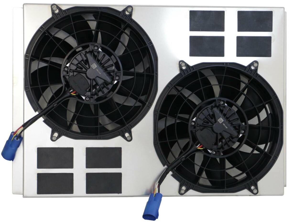 Spal - 26” X 17.5” - DUAL BRUSHLESS FAN & UNIVERSAL SHROUD