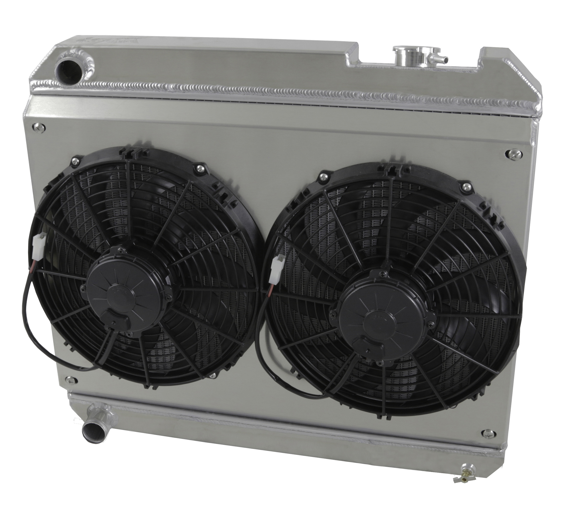 Wizard Cooling Inc - 1961-1965 Cadillac, AC Condenser, Standard Brush Style Fans - 358-102HPAC