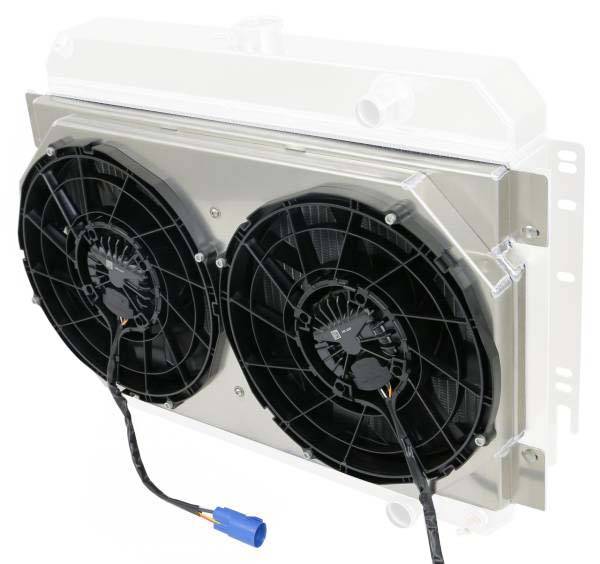 Wizard Cooling Inc - 1964-1967 Bel Air/ Impala/ Chevelle/ Malibu/Monte Carlo/ El Camino (BRUSHLESS FANS) - 289-002BL