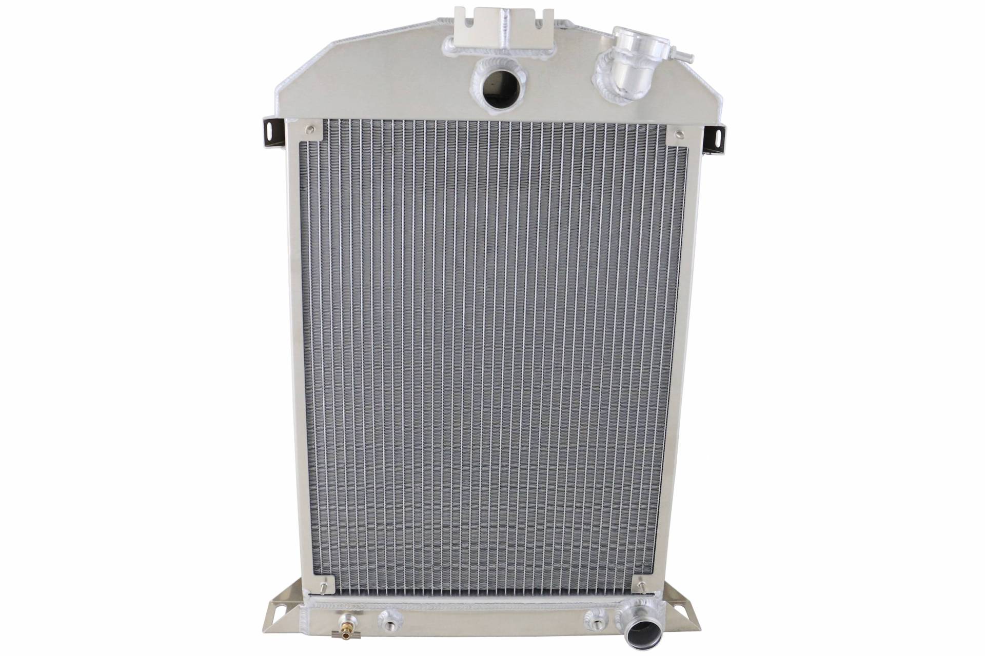Wizard Cooling Inc - 1936 Ford Car, w/ Chevy V8, Aluminum Radiator - 98494-110