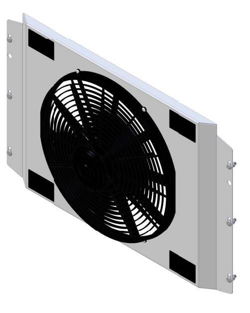 Wizard Cooling Inc - 1966-71 International Scout 800 (MEDIUM DUTY FAN & SHROUD) - 138-008MD