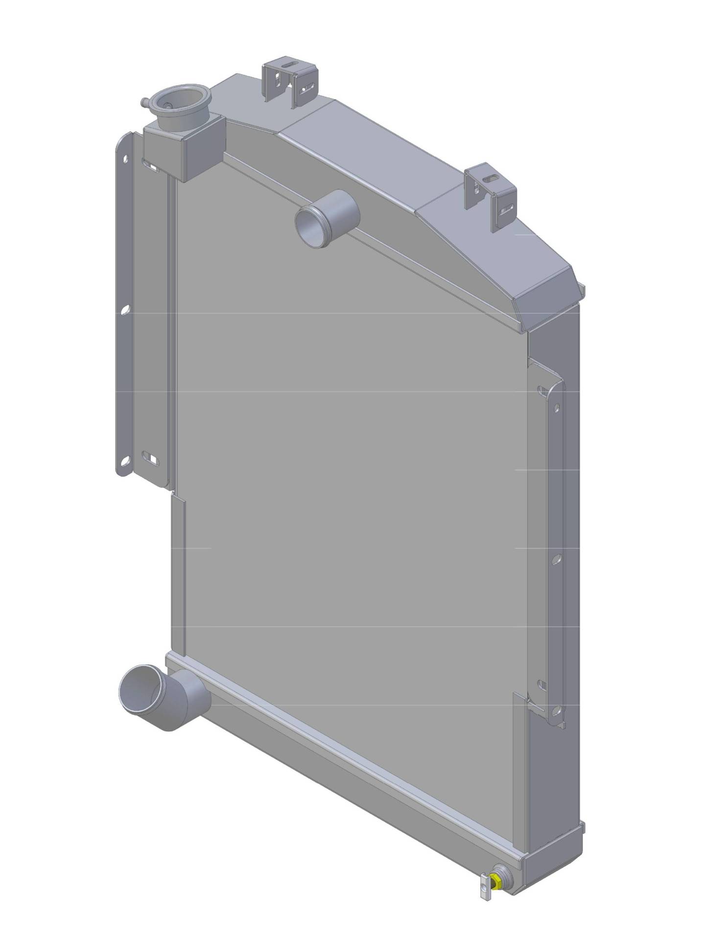 Wizard Cooling Inc #92003-100 1937 Plymouth Street Rod Aluminum