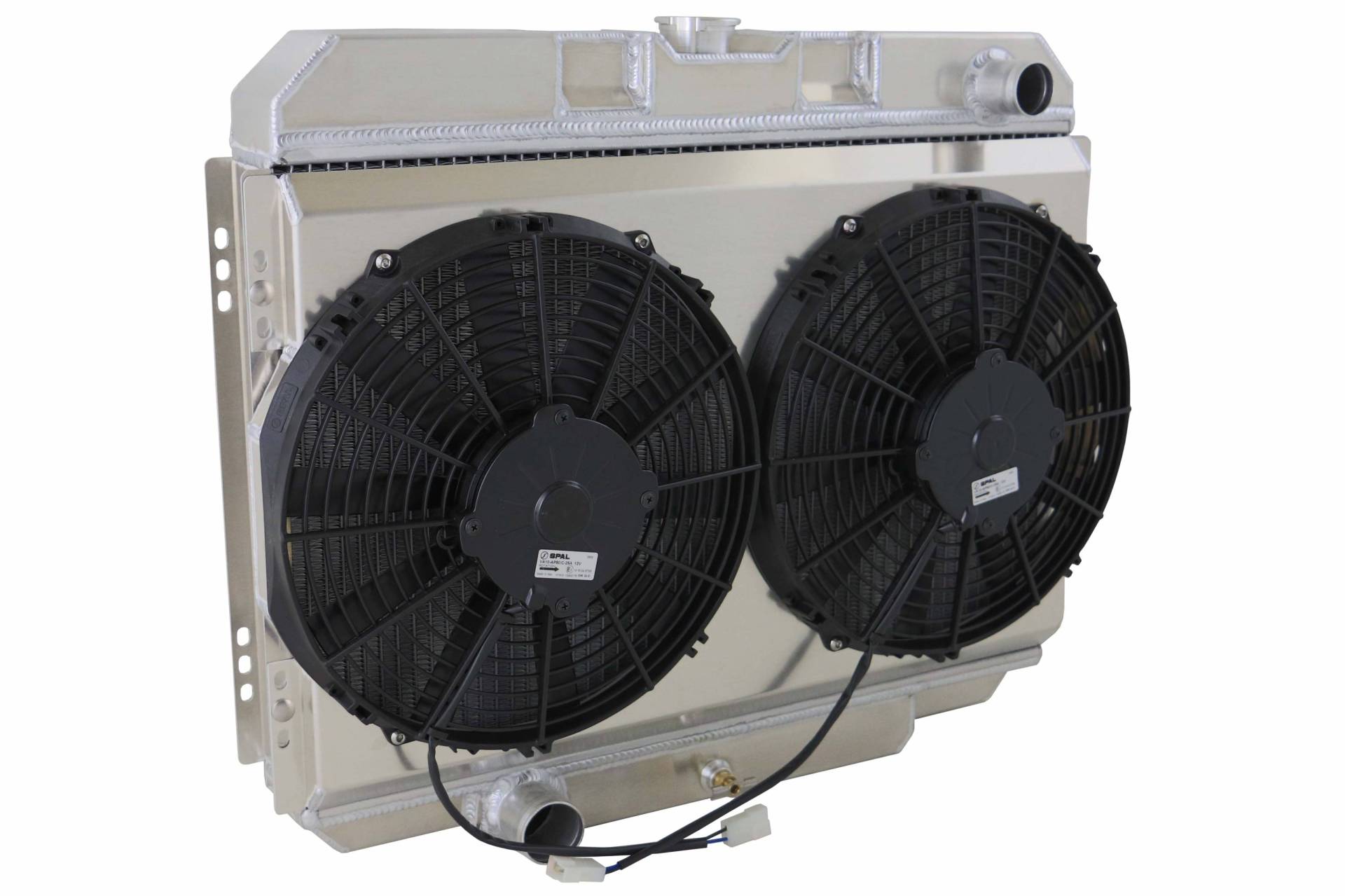 Wizard Cooling Inc - 1967-1970 Ford Mustang BB (SHROUD w/ MEDIUM DUTY FANS) - 379-002MD